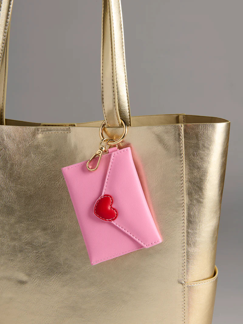 Shiraleah - Love Letter Card Case - Pink