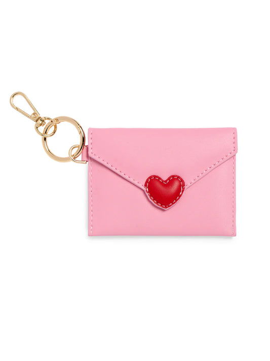 Shiraleah - Love Letter Card Case - Pink