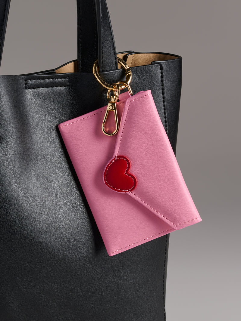 Shiraleah - Love Letter Card Case - Pink