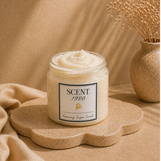 Custom Scented Foaming Sugar Scrub | Exfoliating & Hydrating Body Scrub
